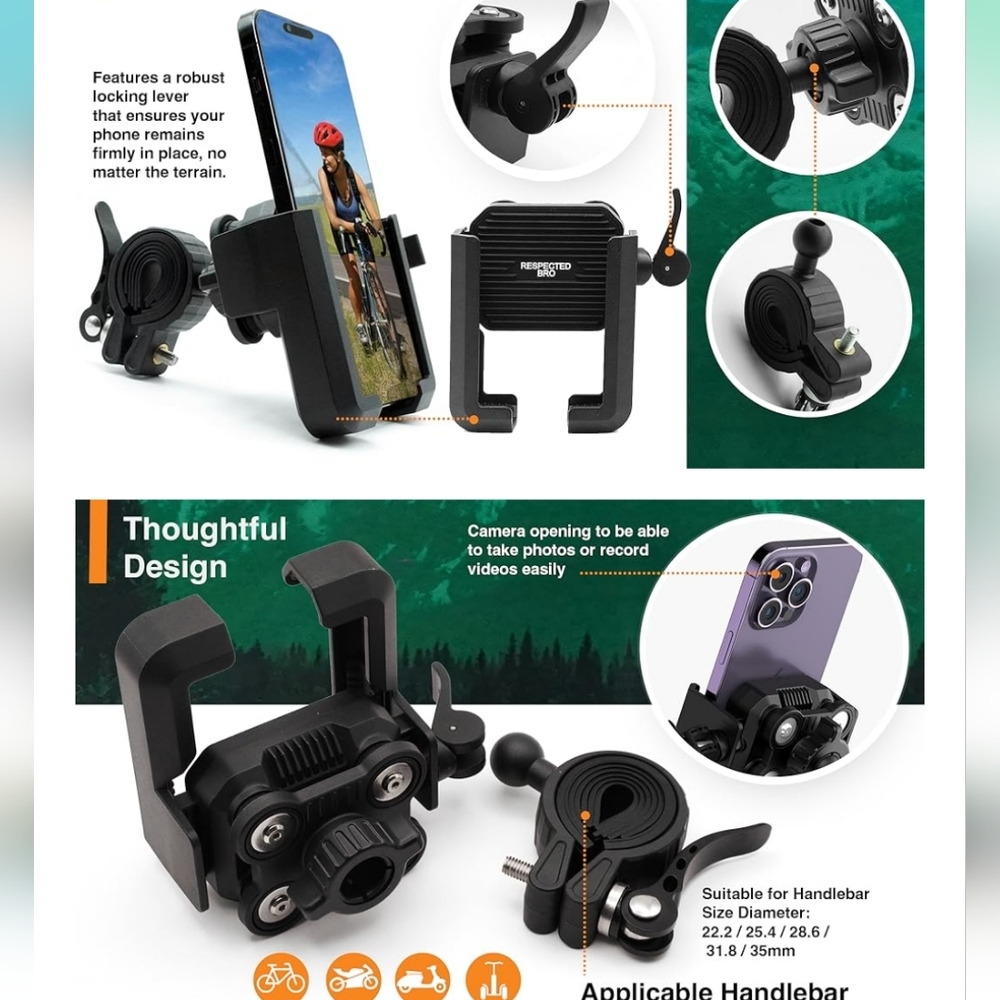 Motorcycle Phone Mount - Picture 8 of 9